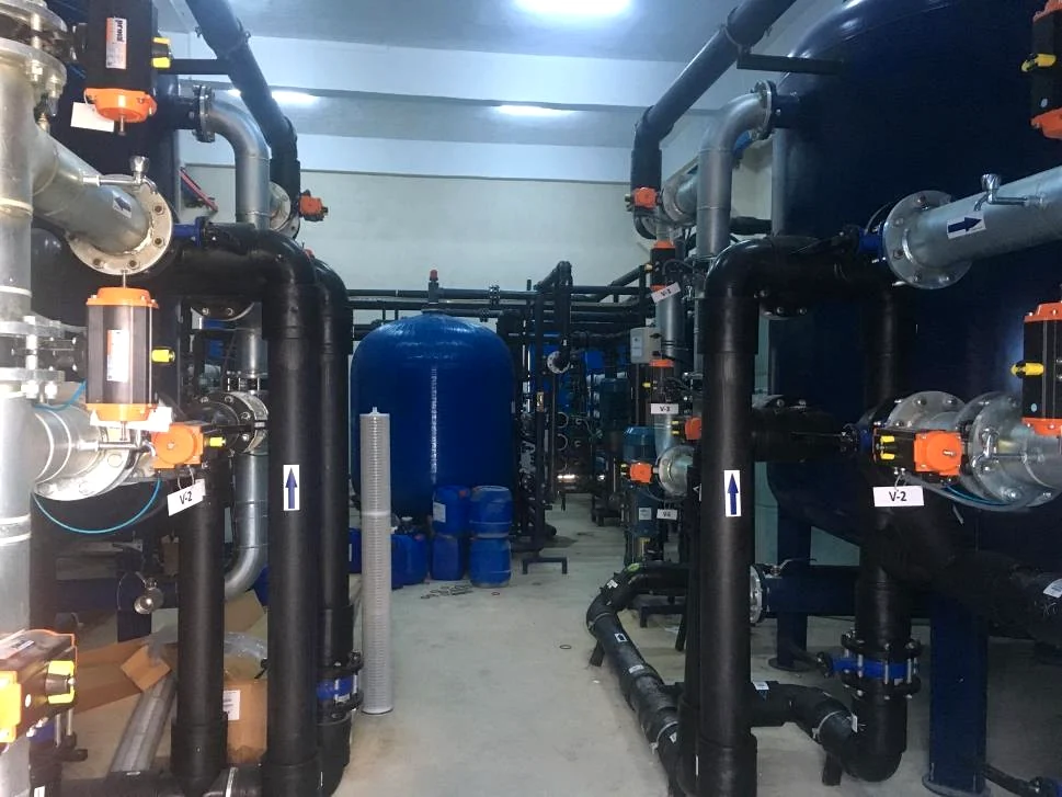 CBÜ içme suyu arıtma tesisindeki WaterMill filtrasyon üniteleri