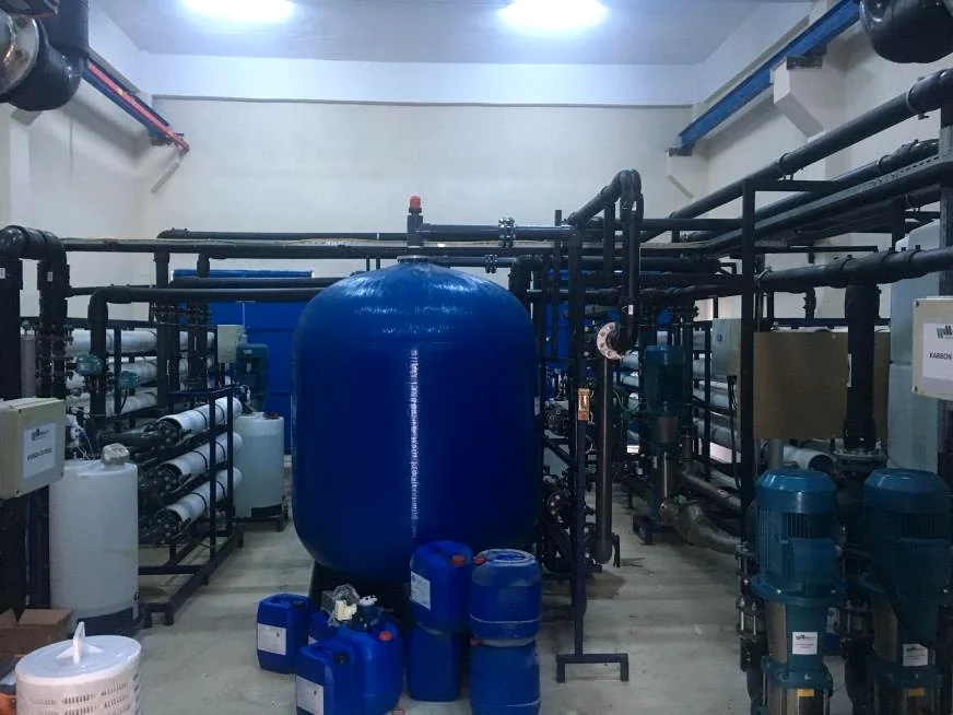 CBÜ tesisinde proses tankları ve mekanik hatlar