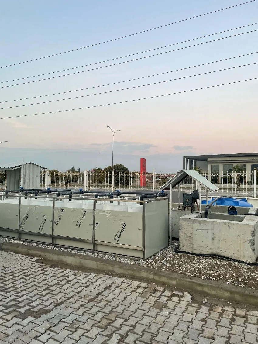Paket endüstriyel atıksu arıtma sistemi dış saha görünümü